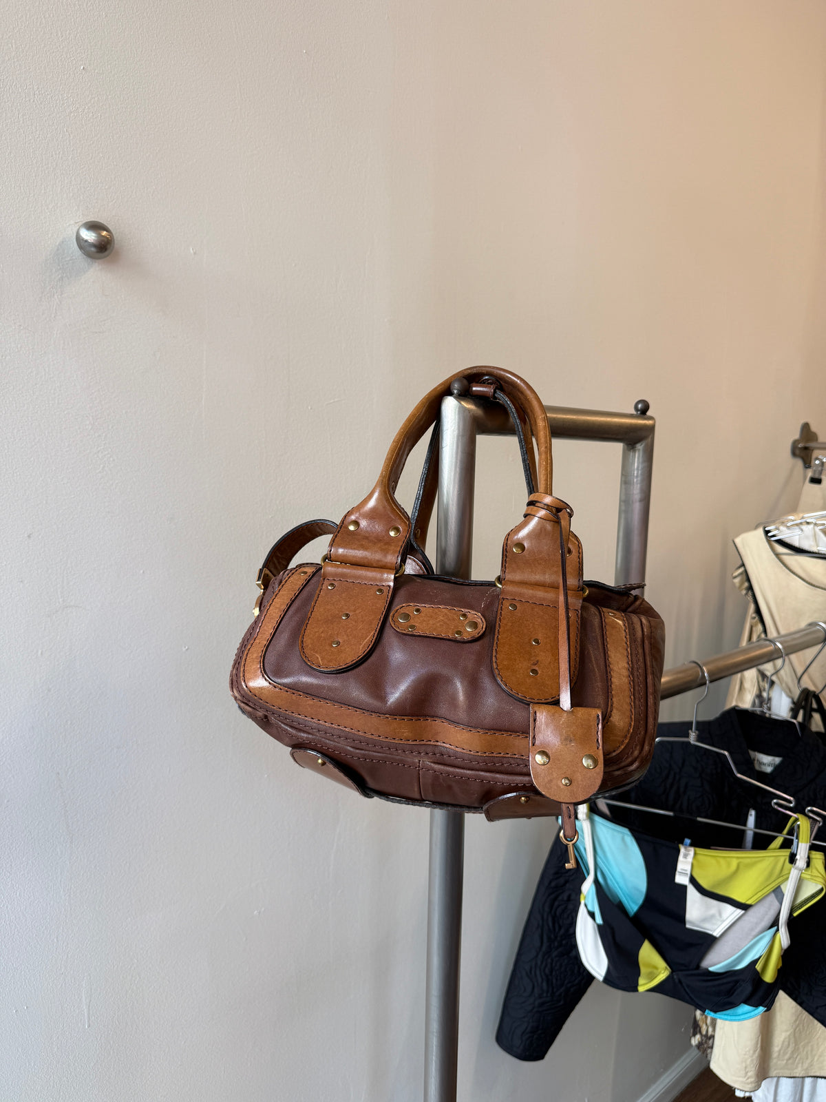 Chloe Paddington Padlock Satchel