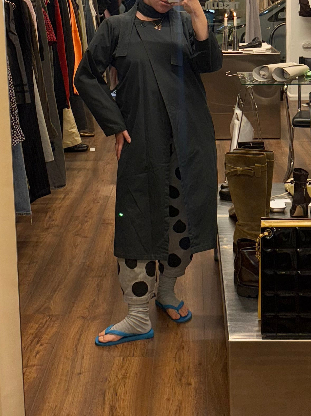 Calvin Klein coat 1980 Hong Kong