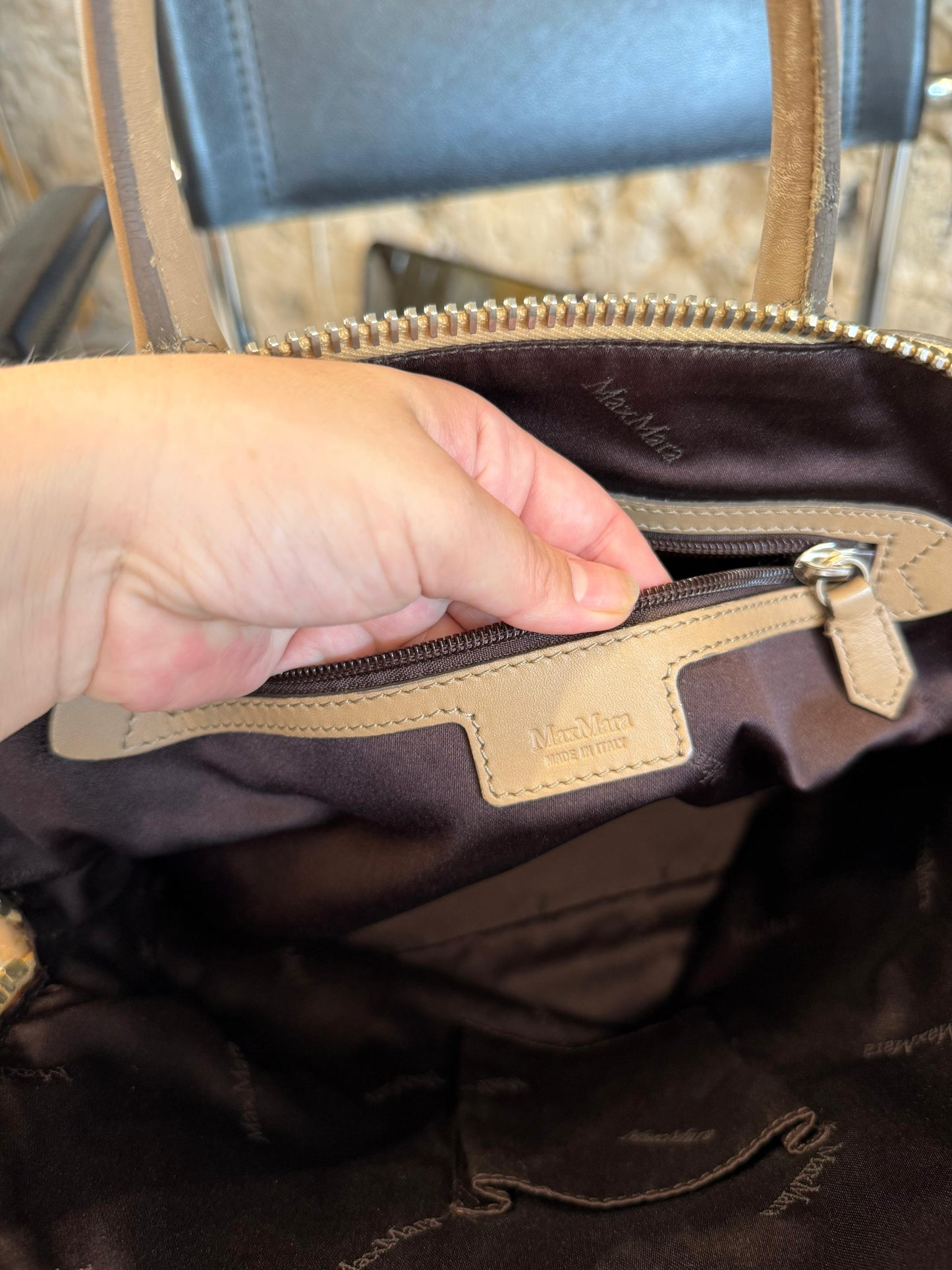 Max Mara Cowhide Bag