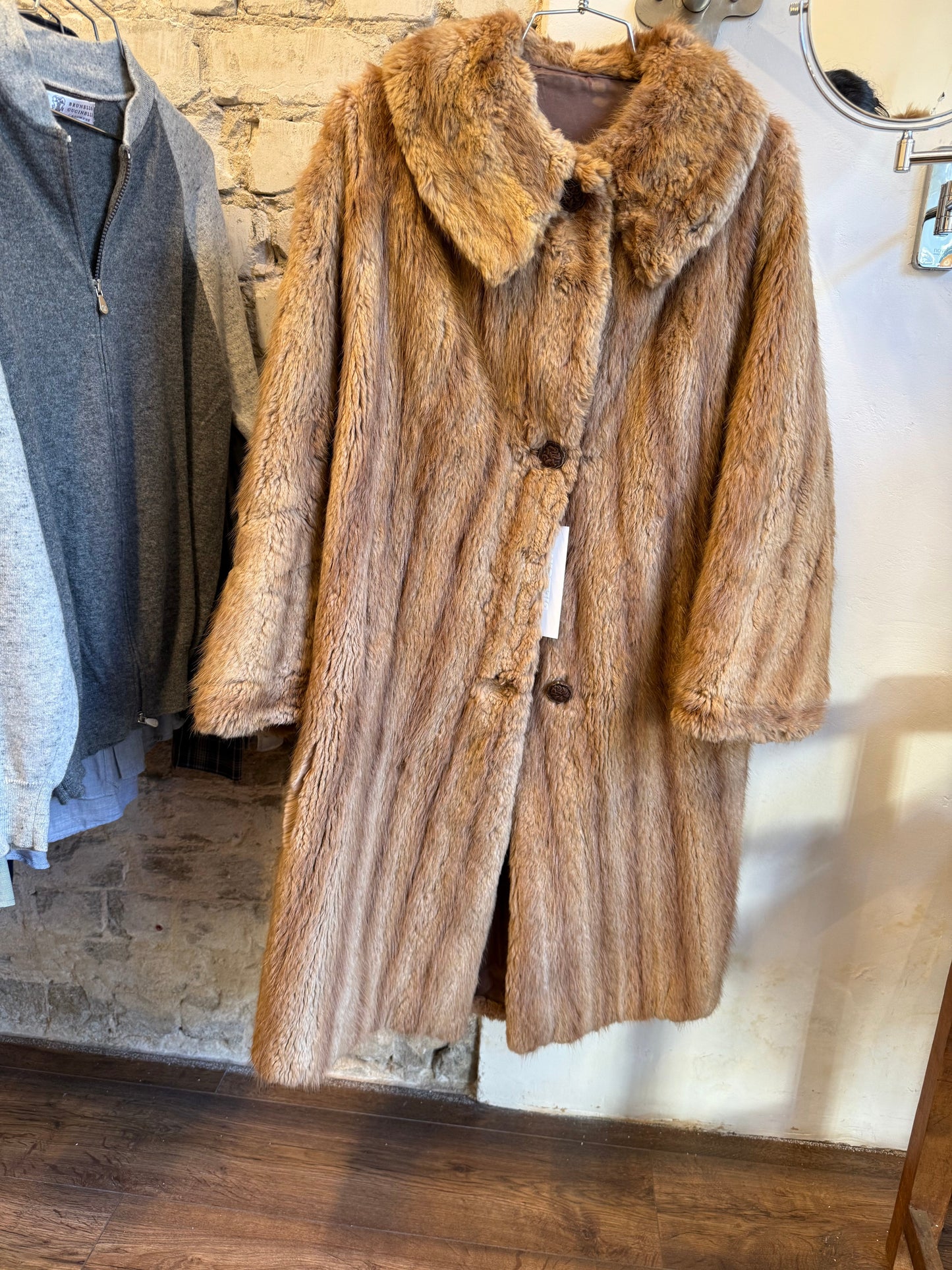 Vintage Real Fur Coat 1970s–1980s - Image 7