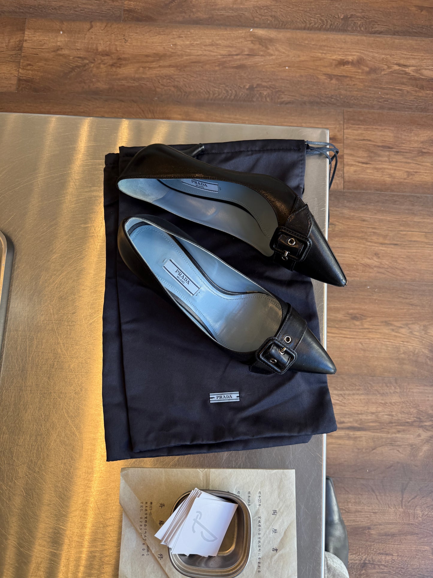 Prada Buckle Pointed Pumps 2018׳s