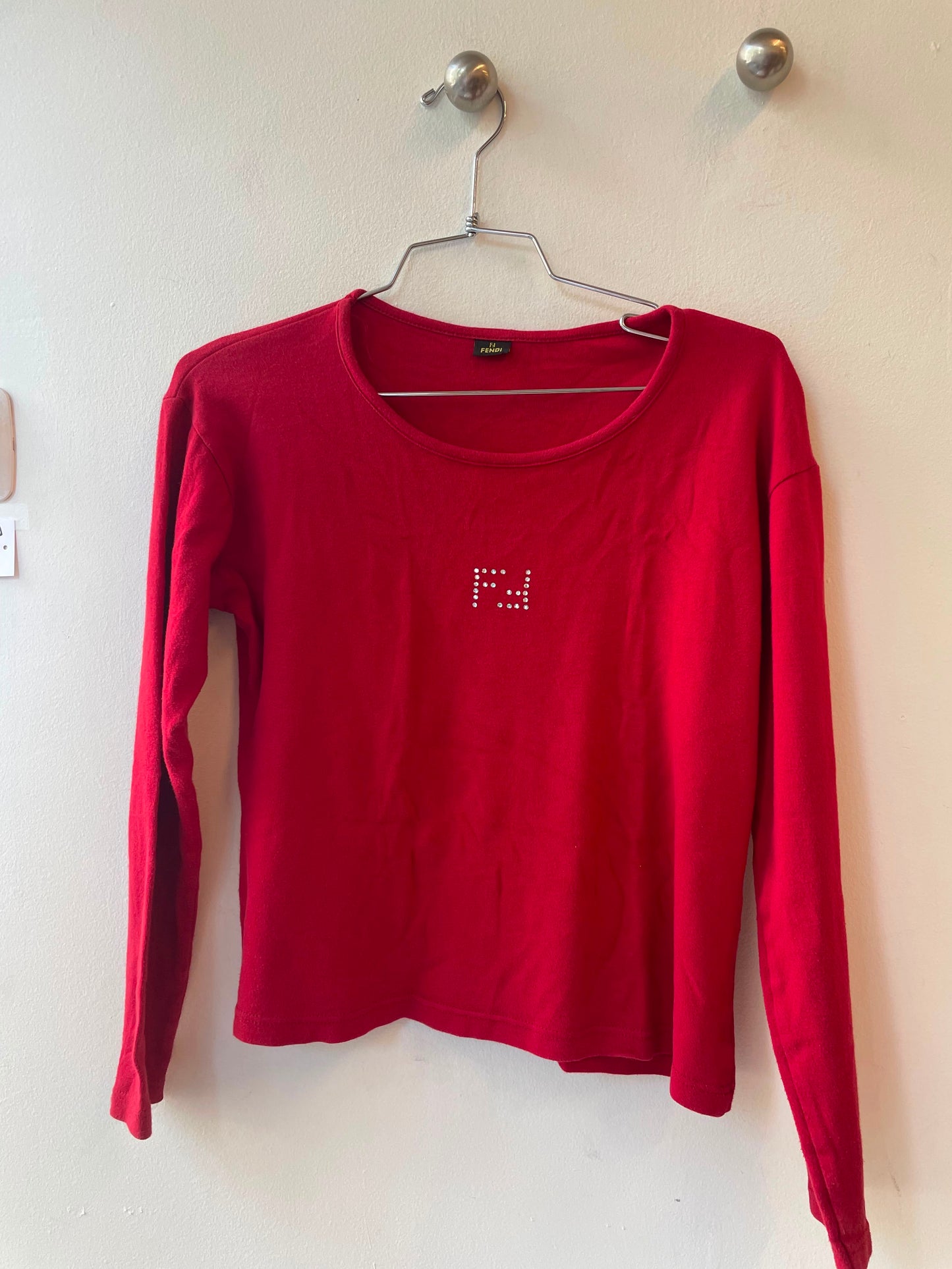 Fendi FF Logo Cotton Top