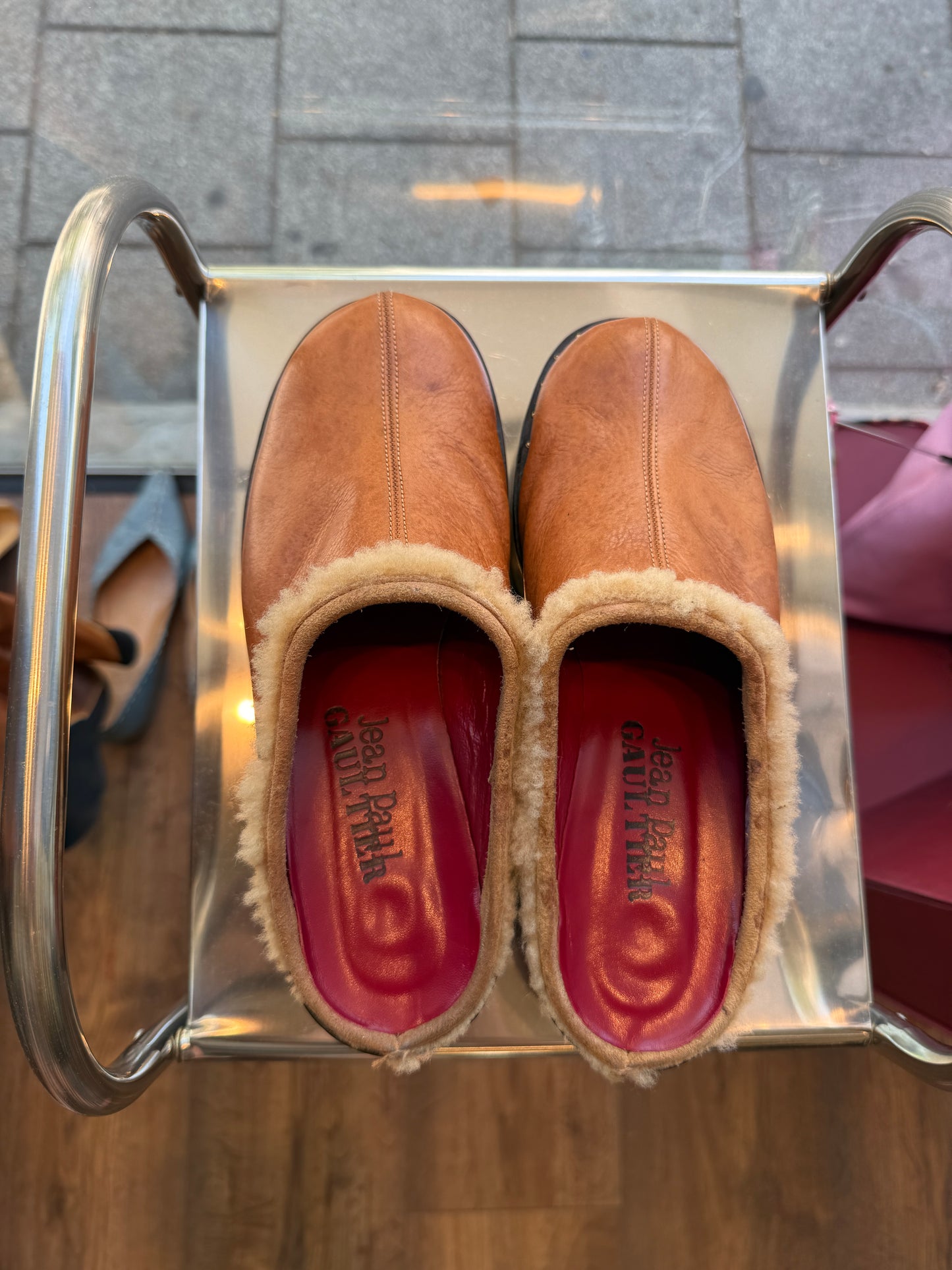 Jean Paul Gaultier Shearling Platform Mules c. 1998–2003