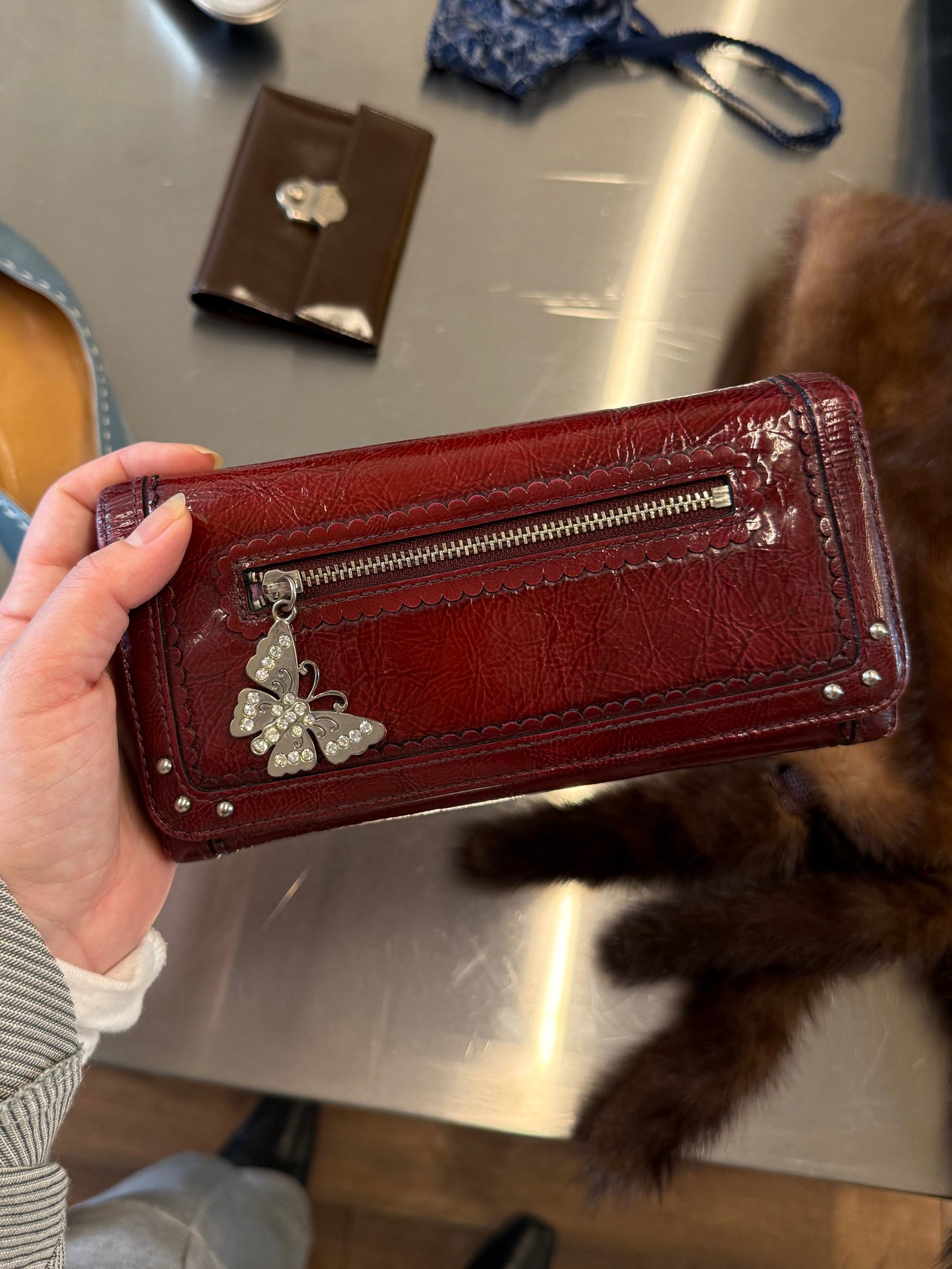 Anna Sui Butterfly Charm Wallet