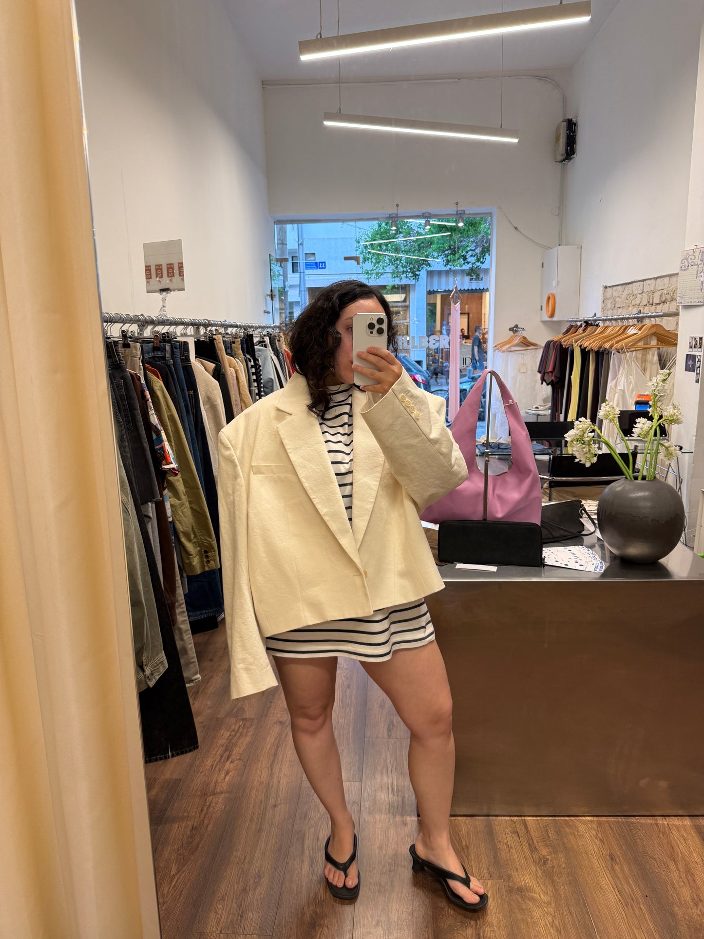 Hed Mayner SS2020 Cropped Blazer