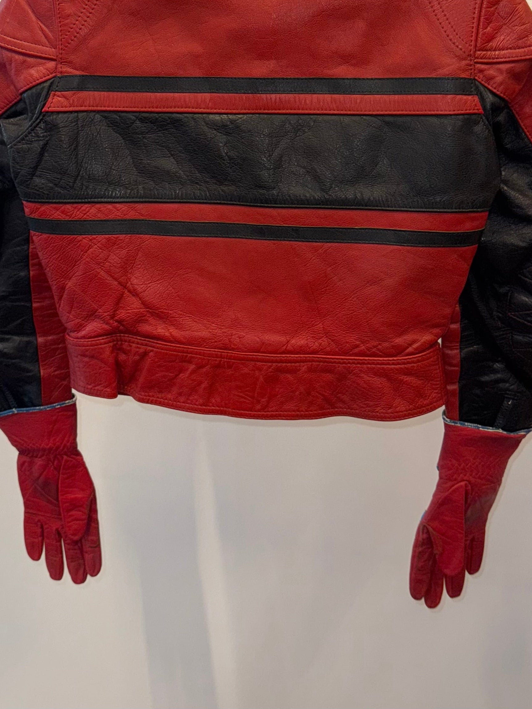 Vintage Moto Leather Gloves - Image 6