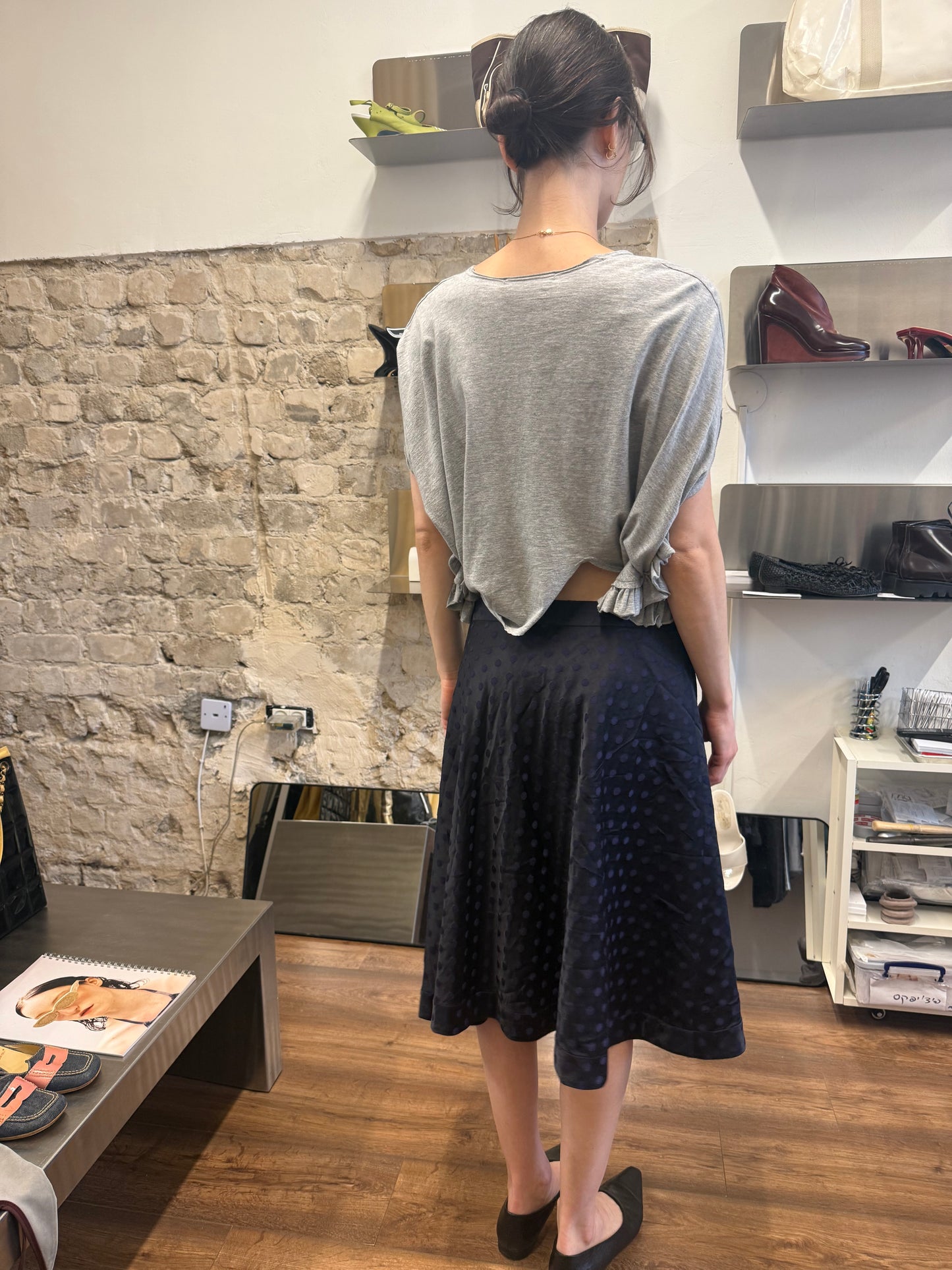 Moschino Midnight Dot Skirt