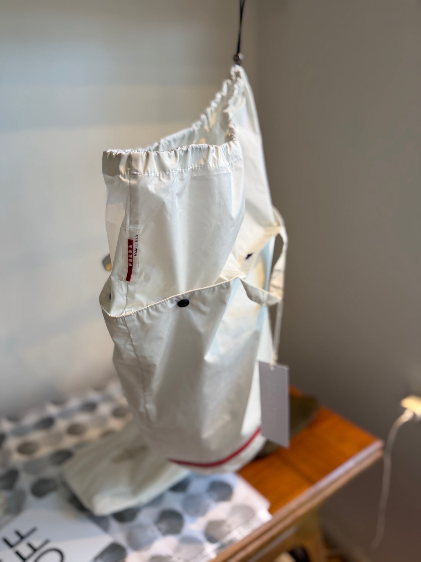 Prada Sport Linea Rossa Nylon Tote Bag, Spring/Summer 1999