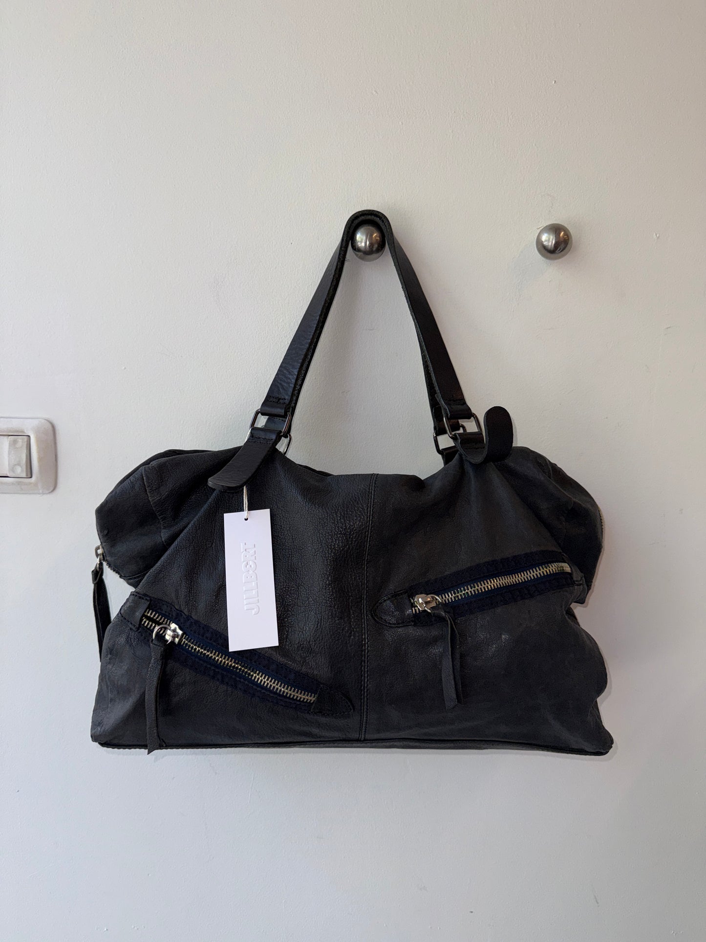 Ixos Italian Nappa Leather Oversized Bag