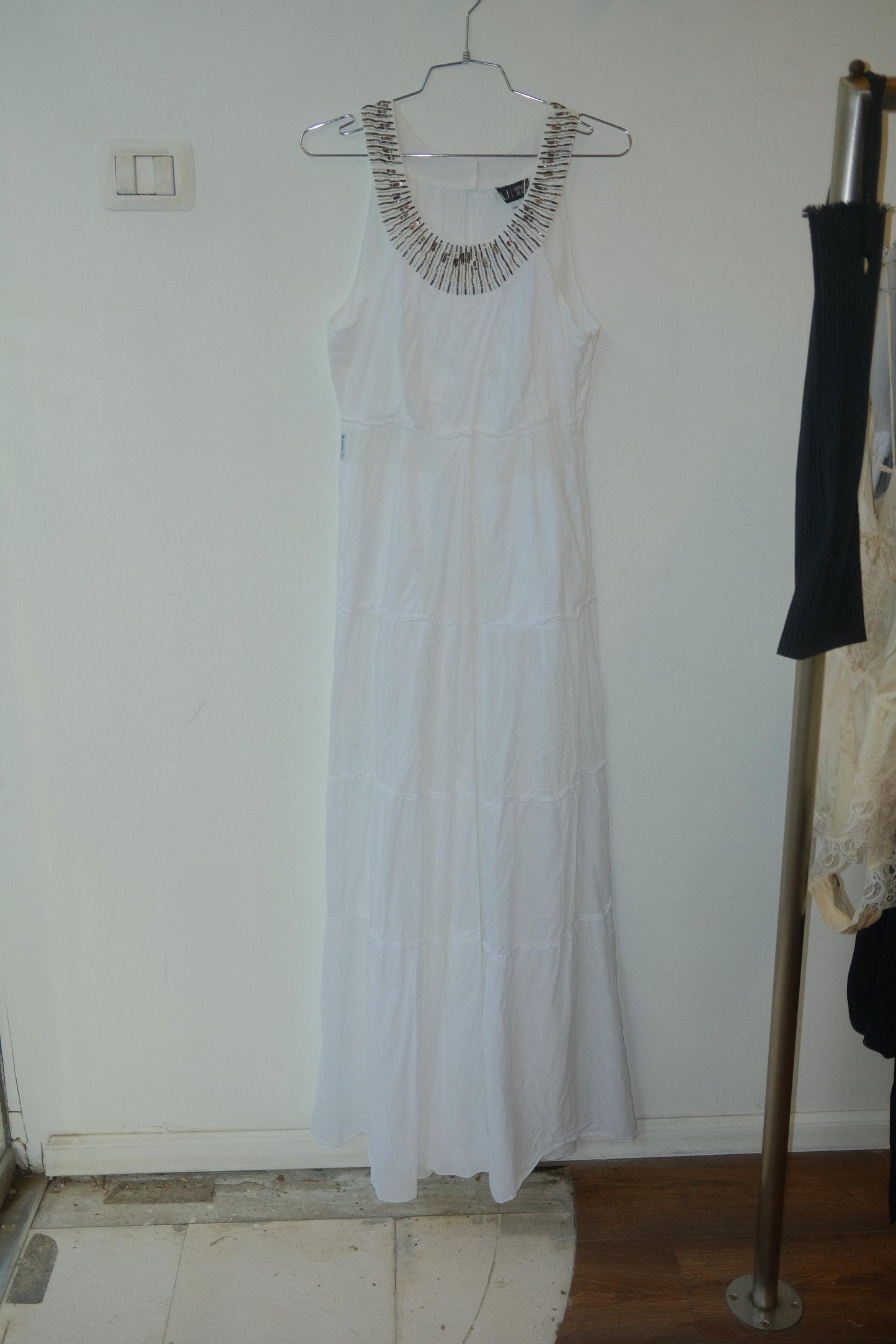 Armani Jeans Embellished Maxi Dress c. 2000s