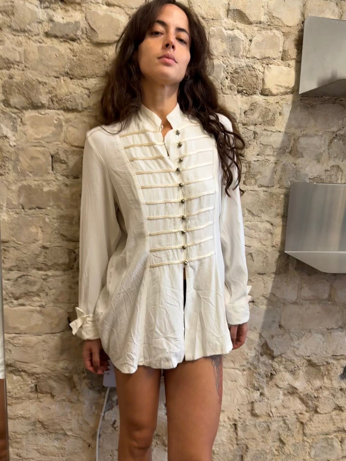 Sandro White Blouse - Image 4 by Sandro