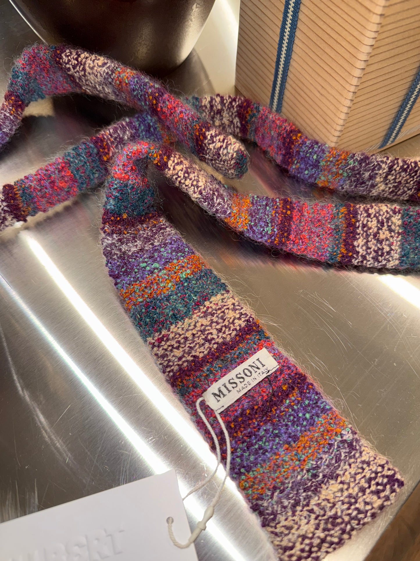 Missoni Knit Scarf - Image 4 by Missoni