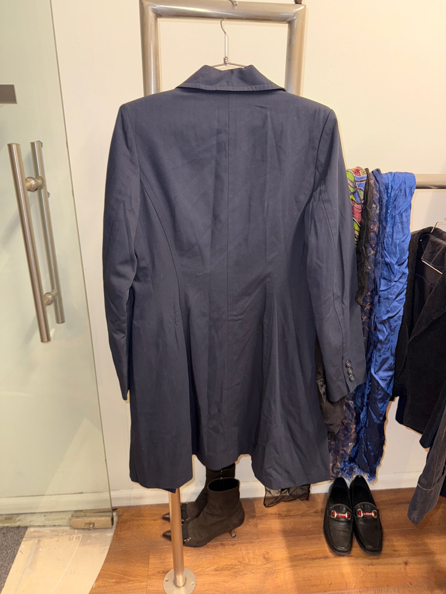 Fandango Navy Coat by Fandango - Size XS