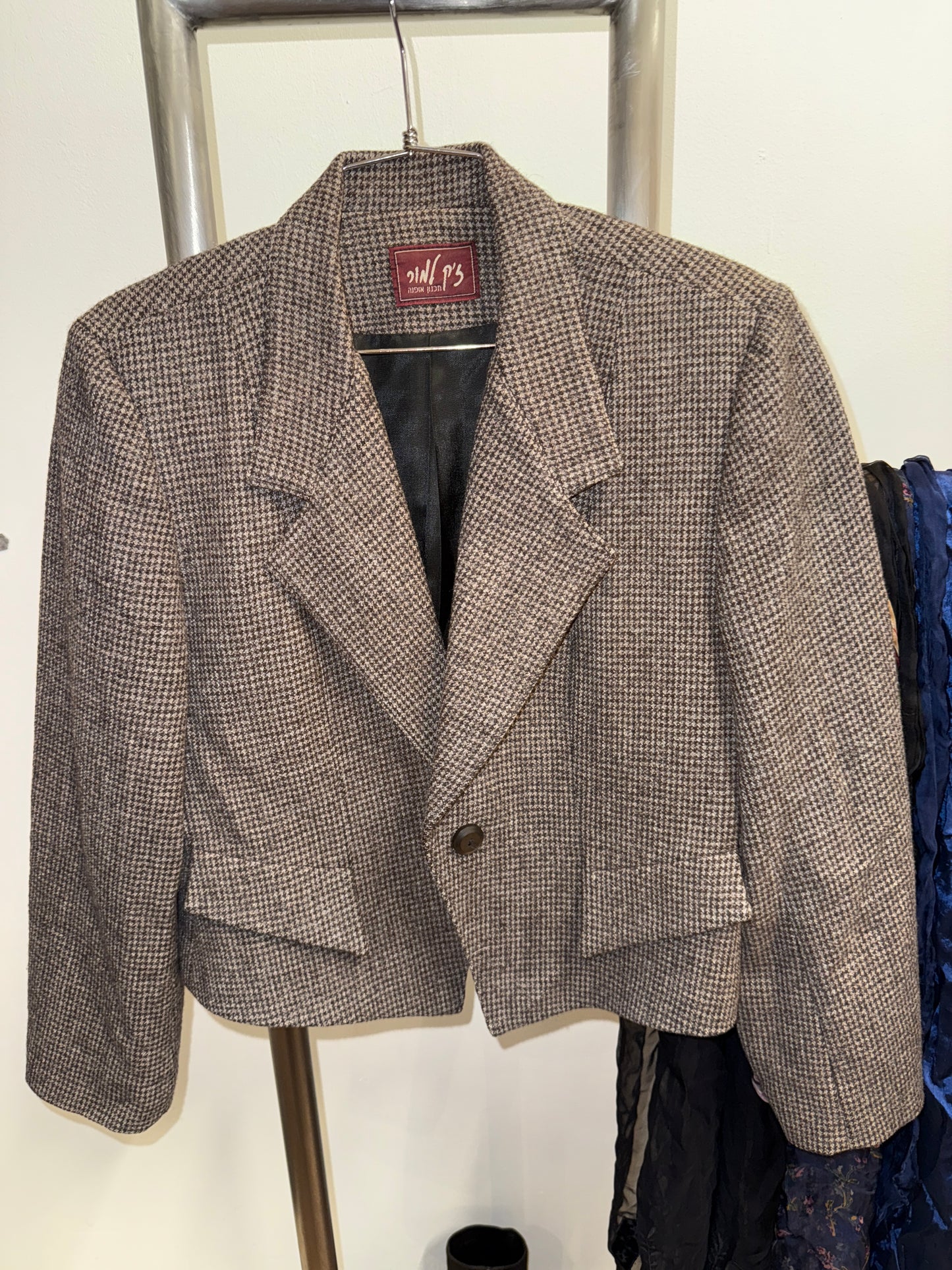 Vintage Cropped Blazer by Jack Lamour — Vintage Cropped Blazer (Israel) - Size One size