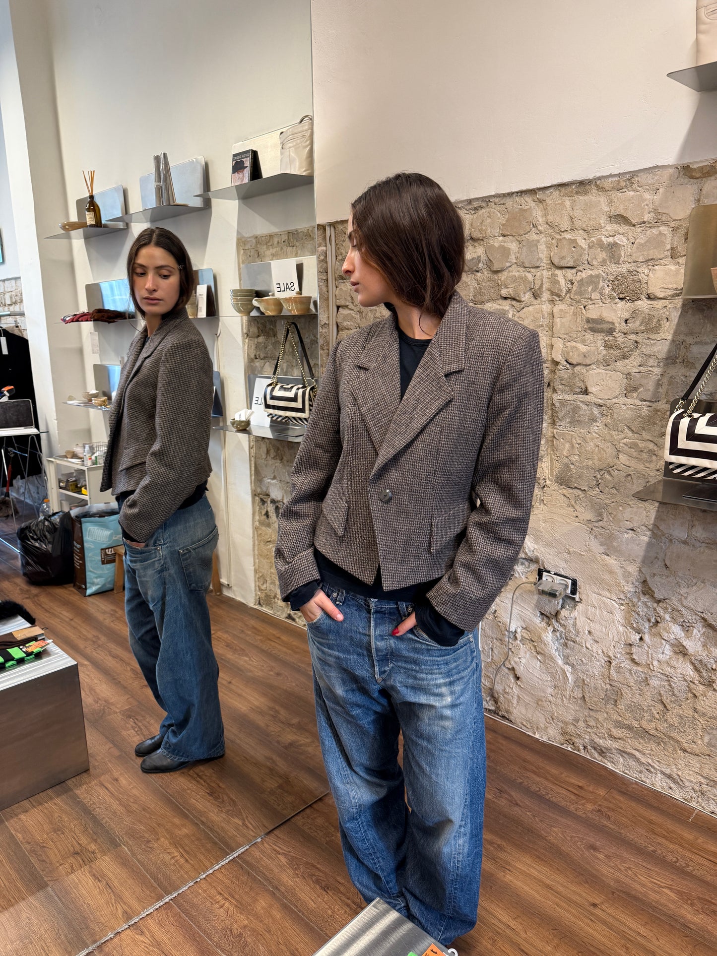 Jack Lamour Vintage Cropped Blazer (Israel)