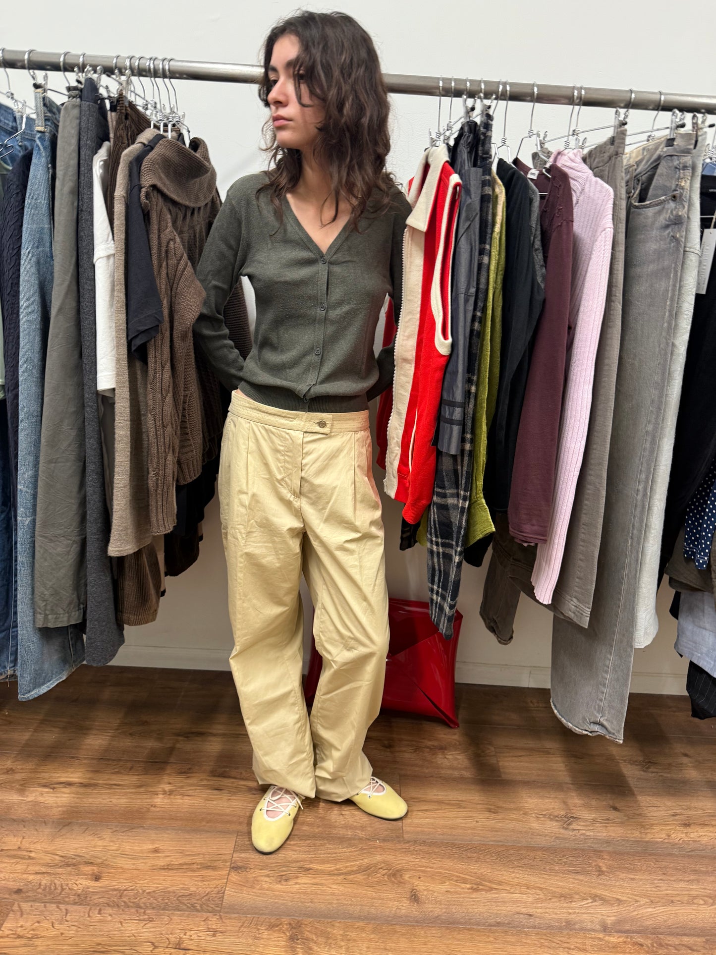 Max Mara lightweight cotton trouser