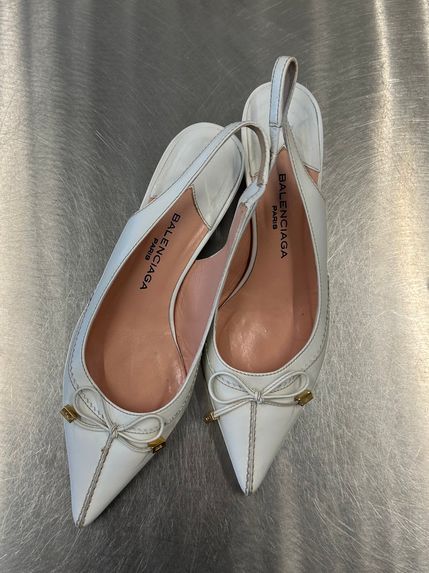 vintage BALENCIAGA kitten heels brides collection