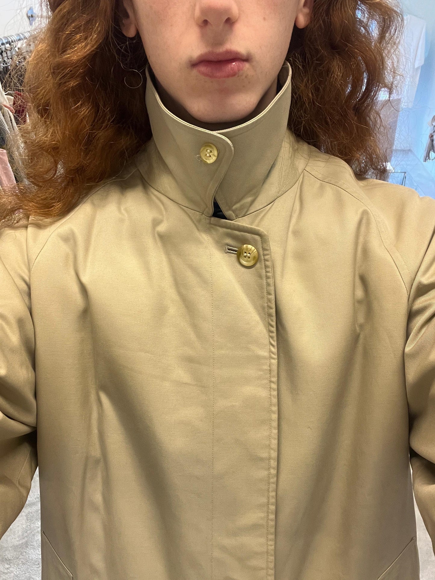 BURBERRY’S classic beige coat