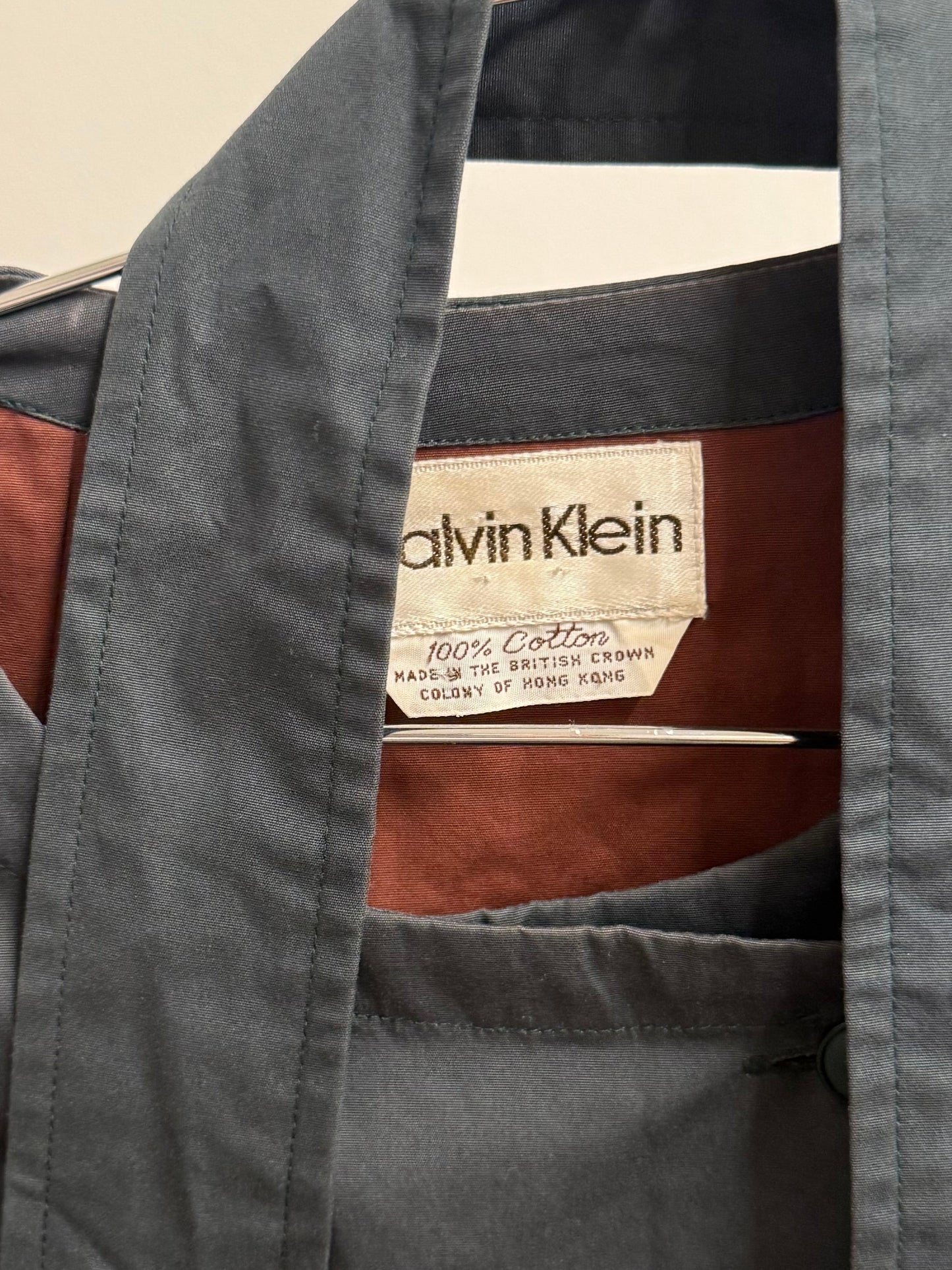 Calvin Klein coat 1980 Hong Kong