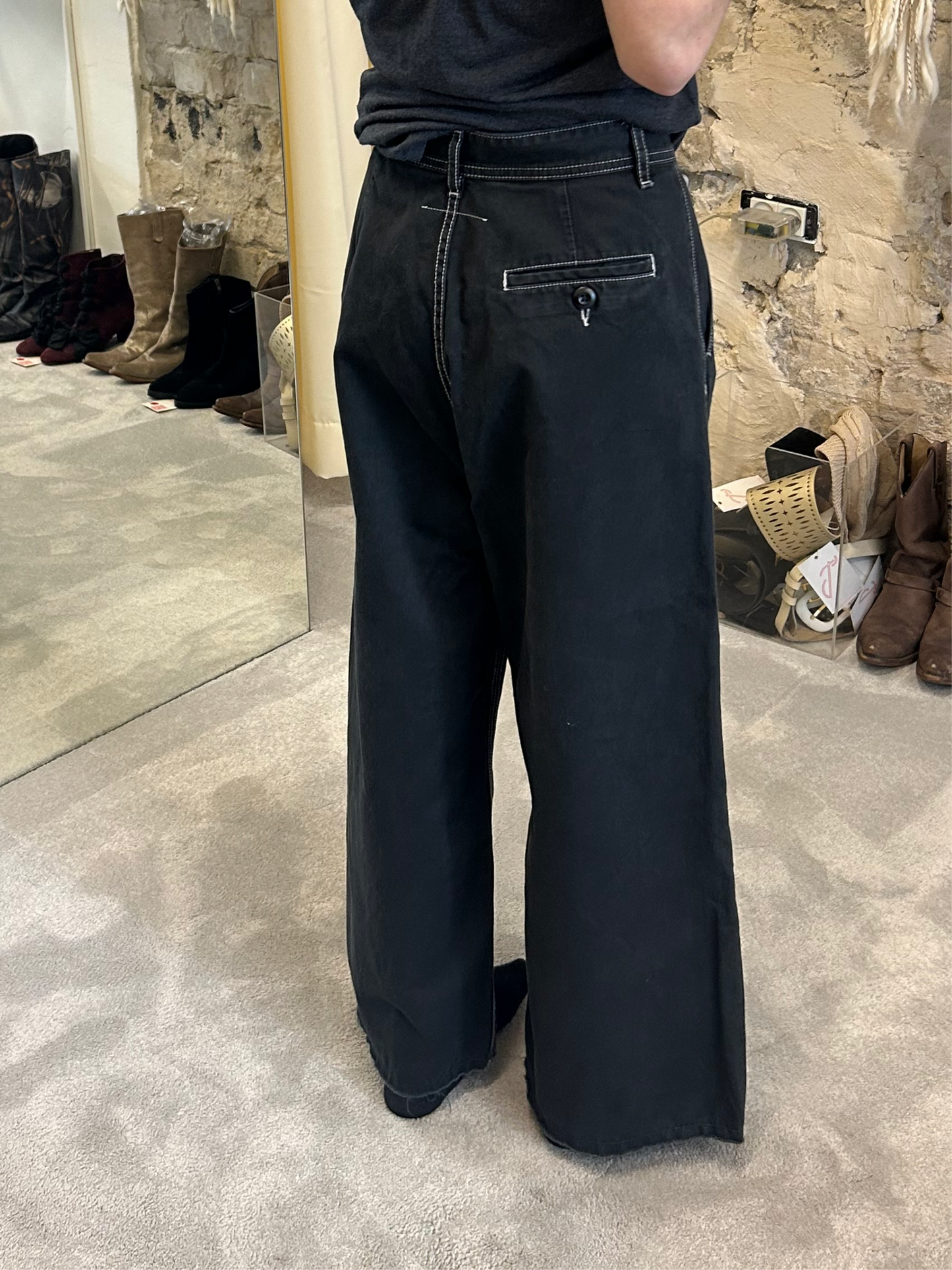 MM6 Maison Margiela wide leg pants