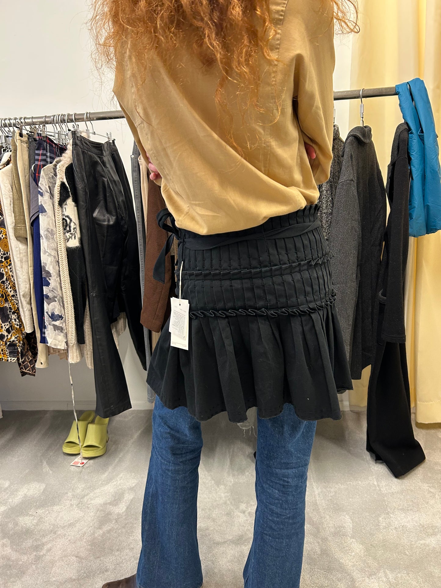 ARMANI JEANS pleats skirt