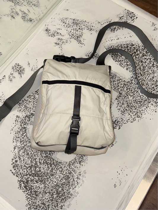 Miu Miu Early 2003s Nylon Messenger Bag