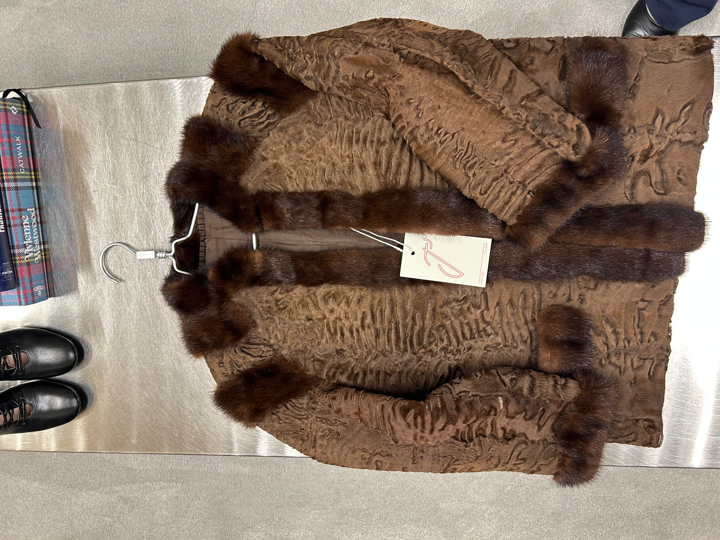 Stiffany by OSFUR lamb fur coat