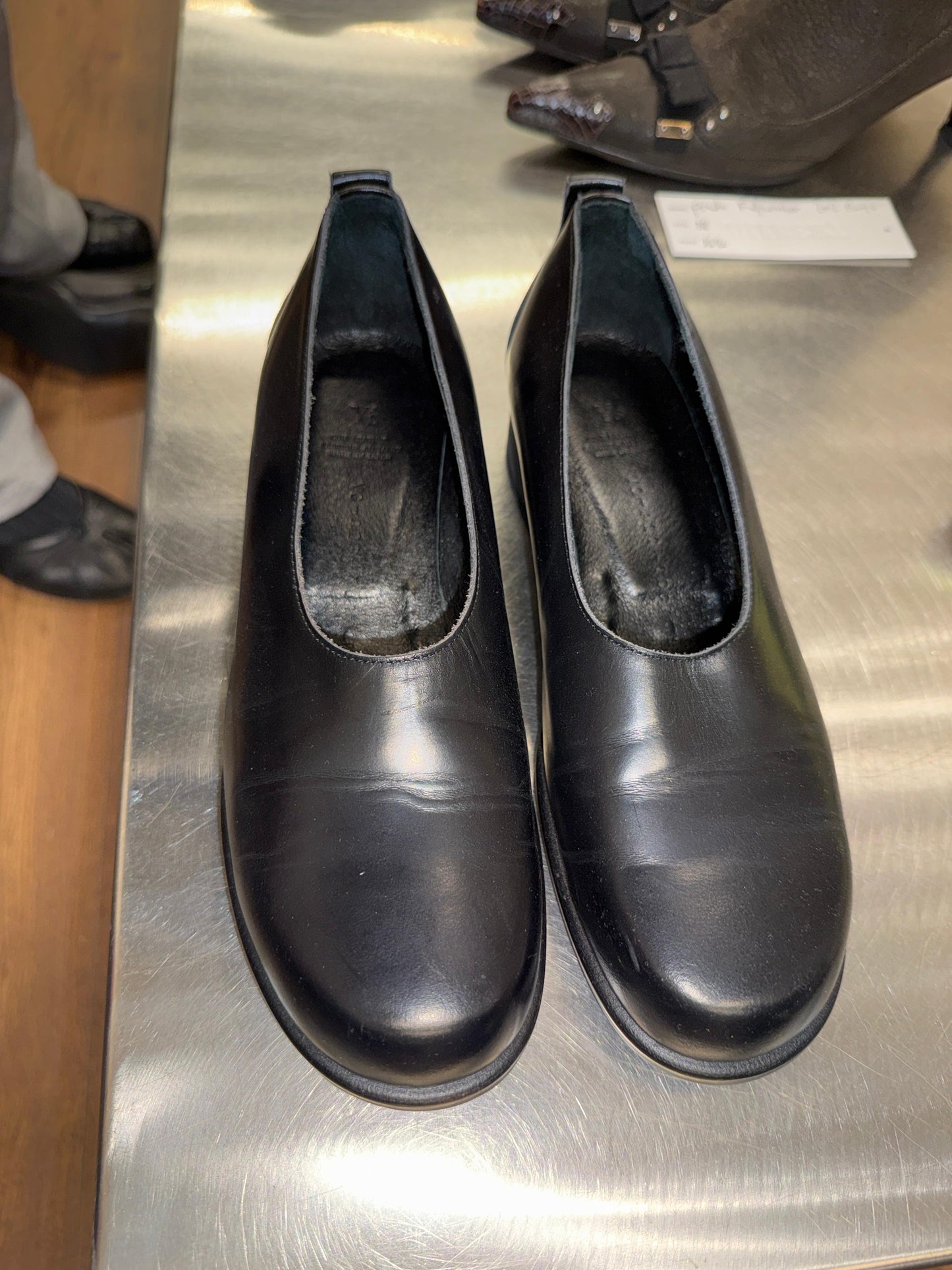 Y’s Yohji Yamamoto 90s Minimal Leather Flats