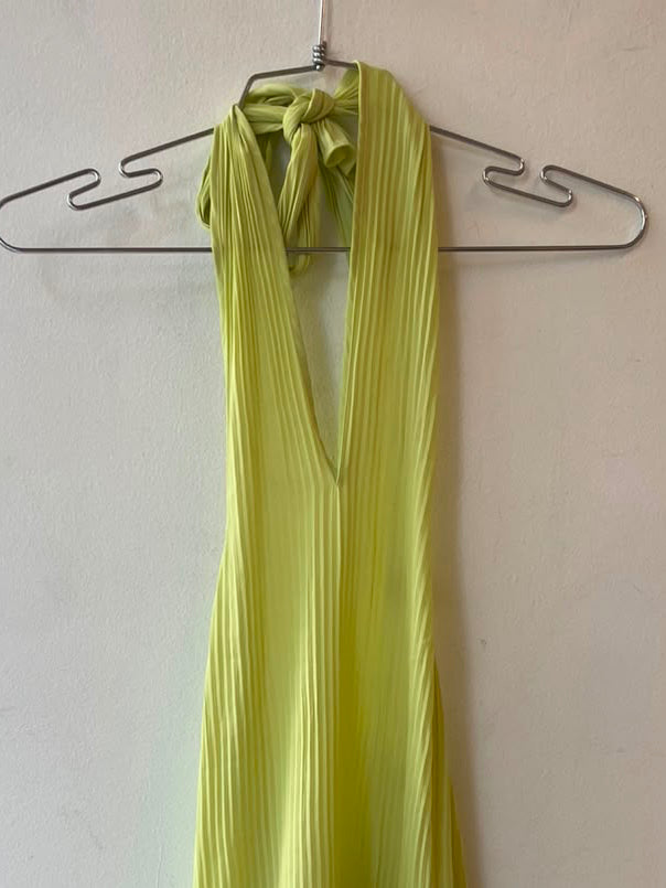 8 by YOOX Pleated Halter Dress