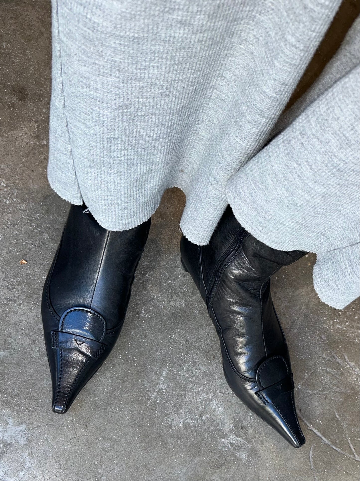 MIU MIU victorian leather boots