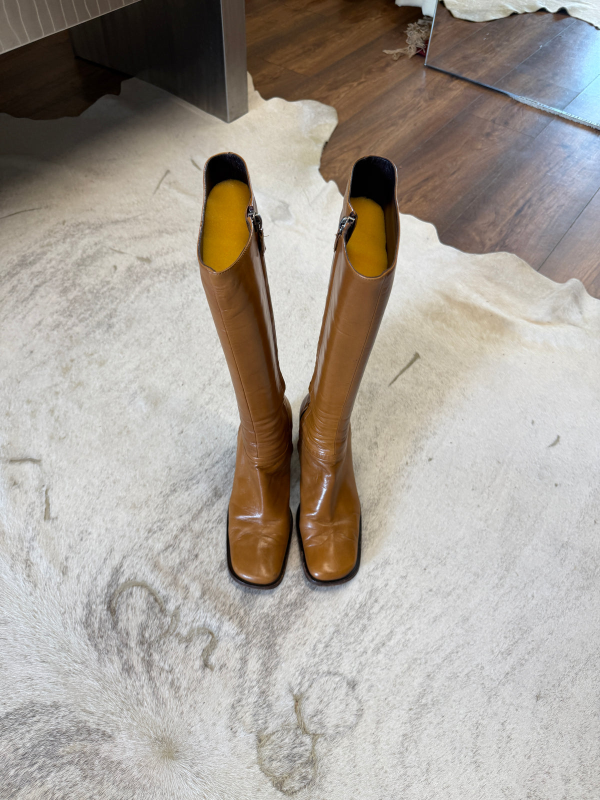 Vintage Studio Pollini Knee-High Leather Boots 36.5 EU