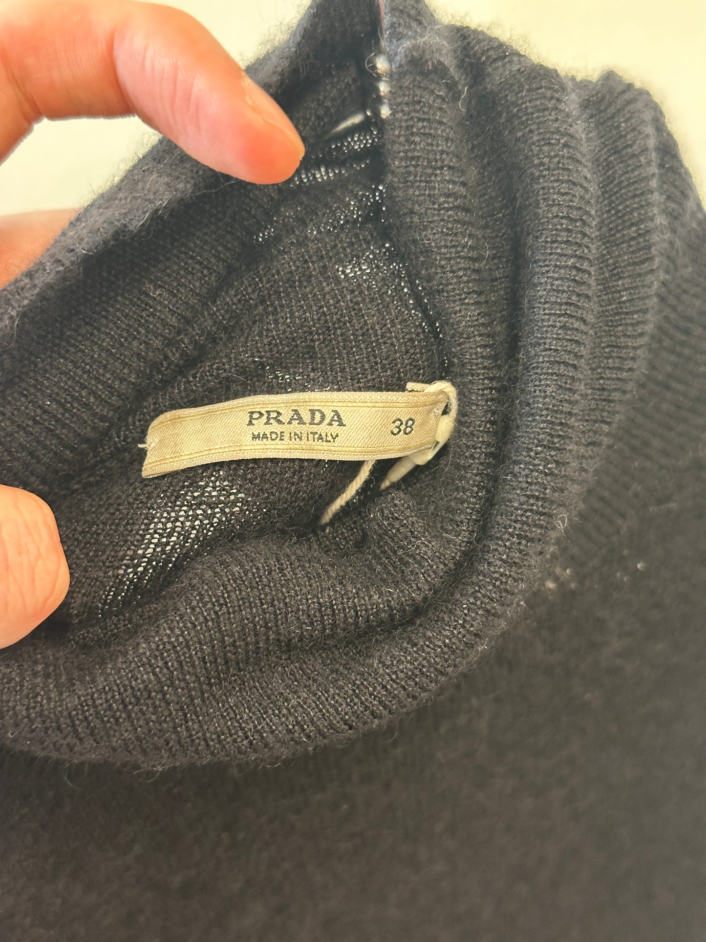 Prada Cashmere Turtleneck Top