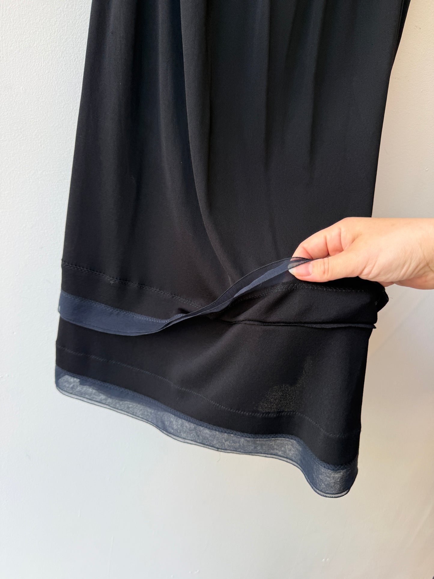 Chanel Drawstring Rayon Dress c. 2002