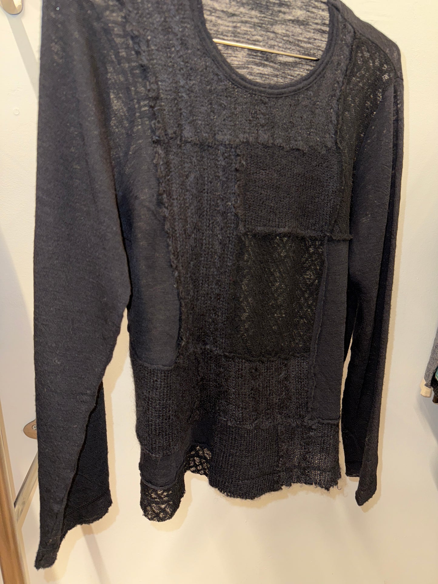 tricot COMME des GARÇONS Deconstructed Knit Top circa 2003