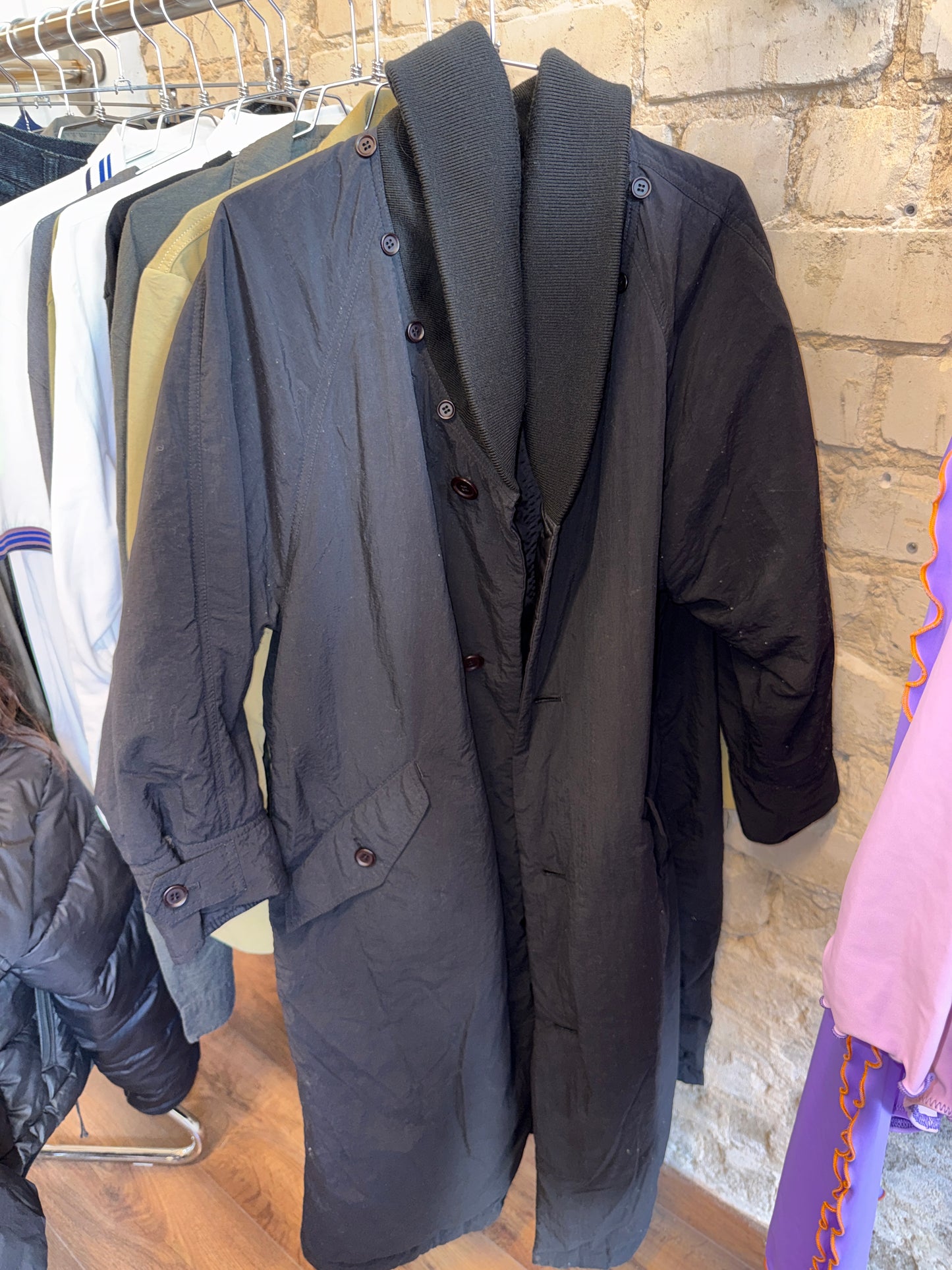 Issey Miyake Plantation Reversible Padded Coat