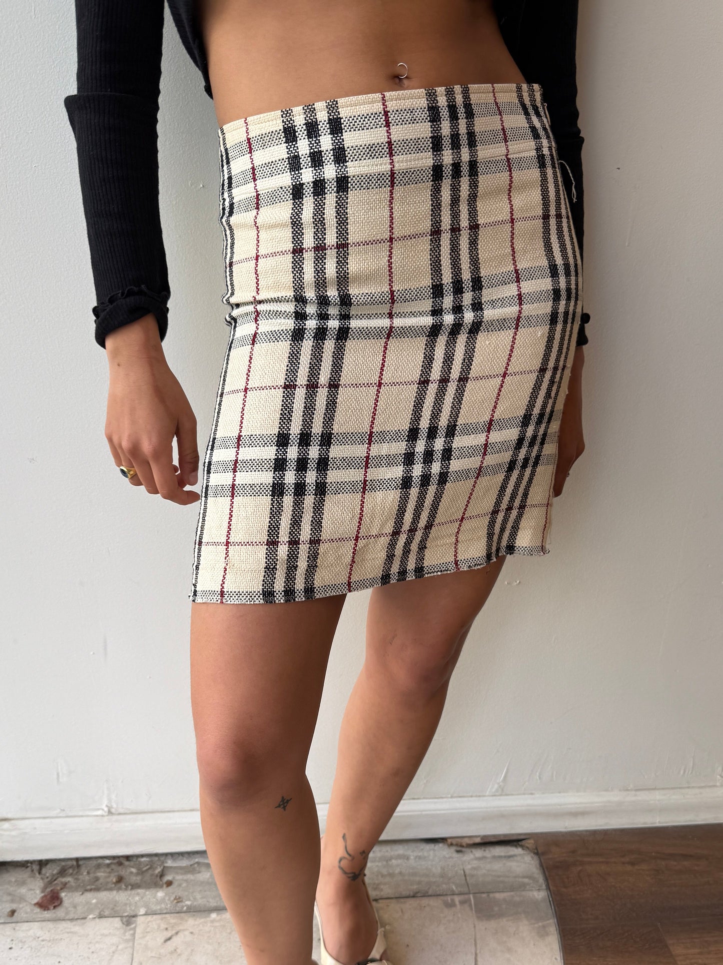 Burberry London Blue Label Nova Check Mini Skirt