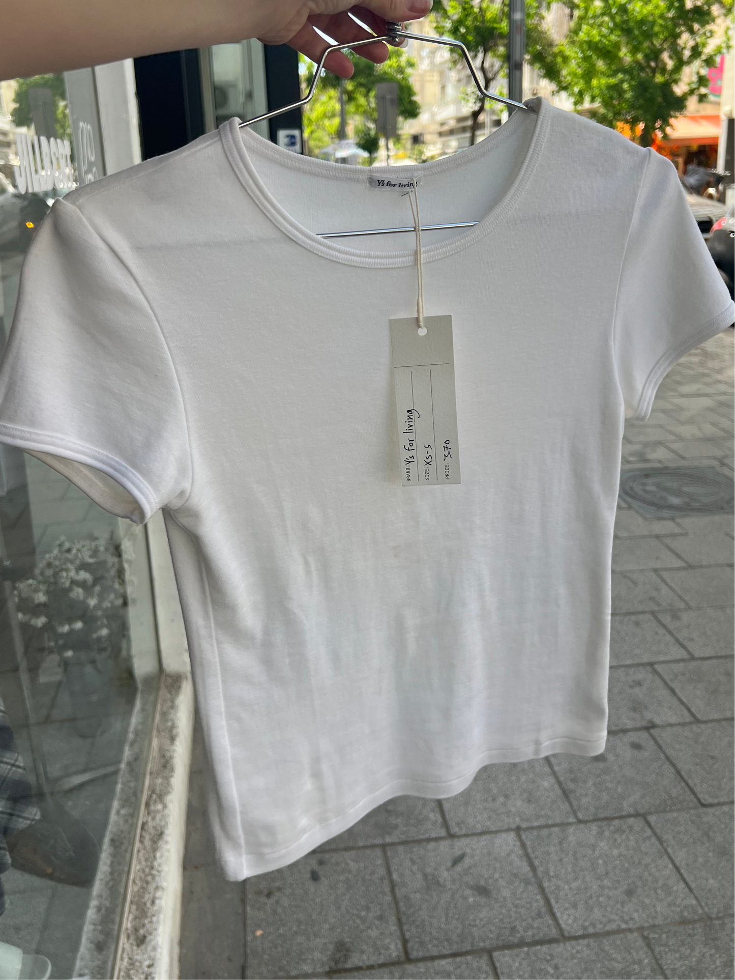 Y’s for living cotton T