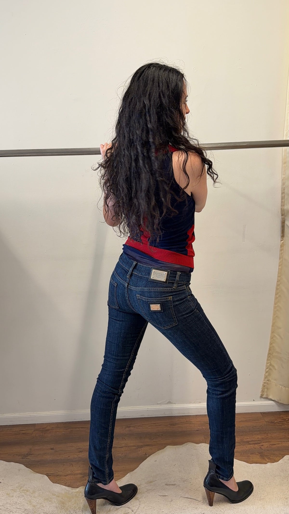 2000s Dolce & Gabbana Dark Wash Skinny Jeans