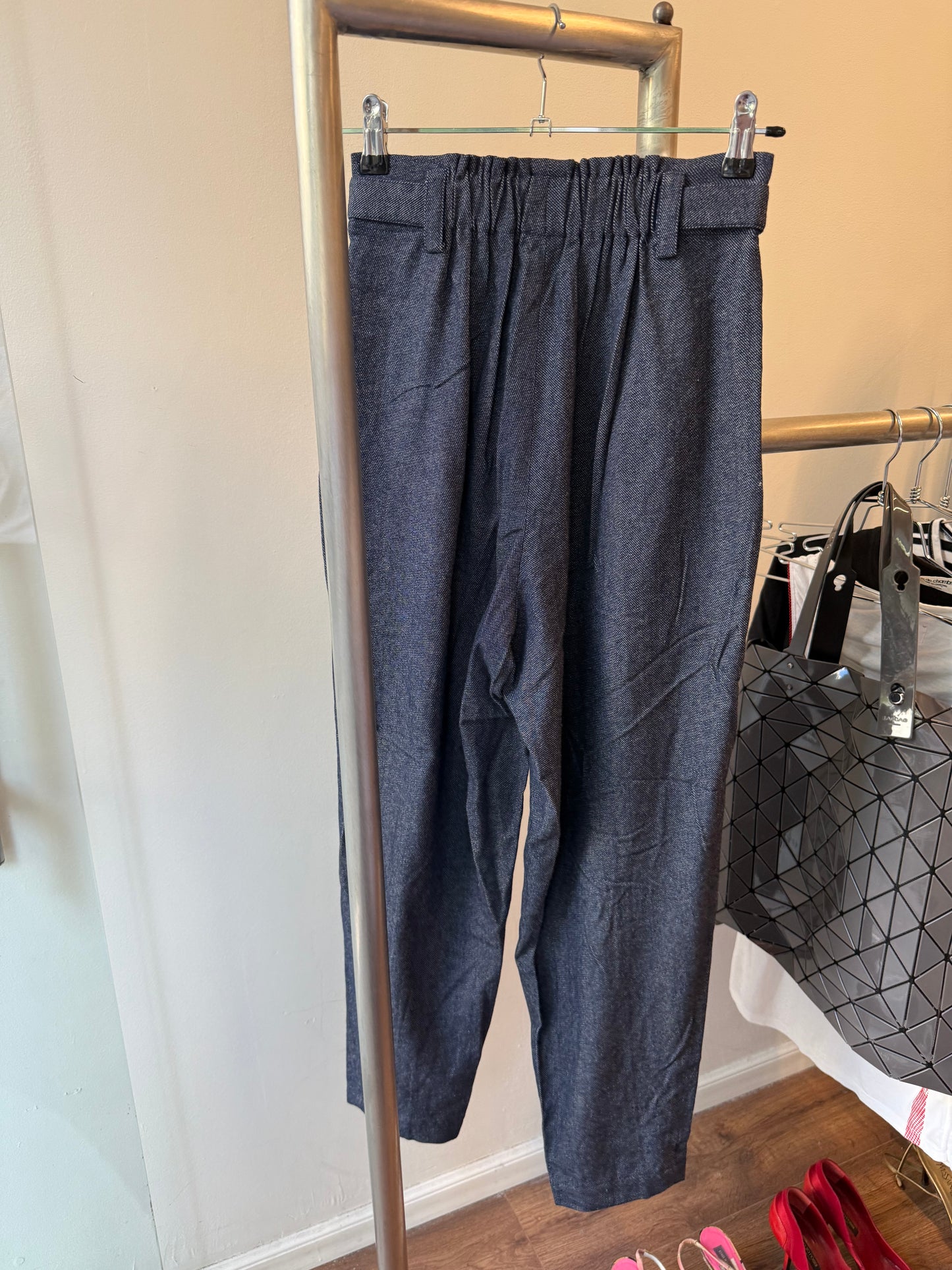 Plantation Wool Belted Pants