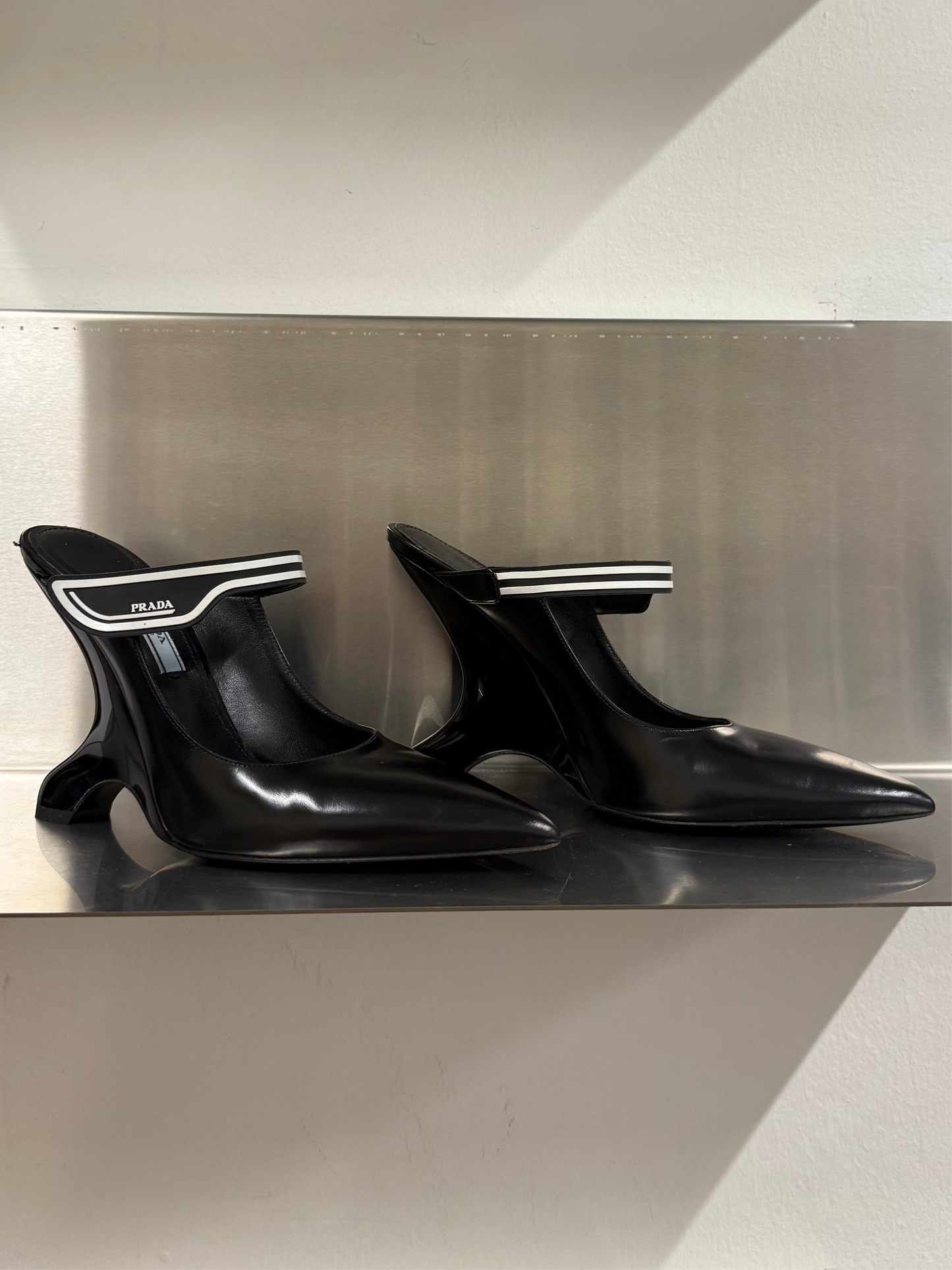 Prada FW22 Spazzolato Mules