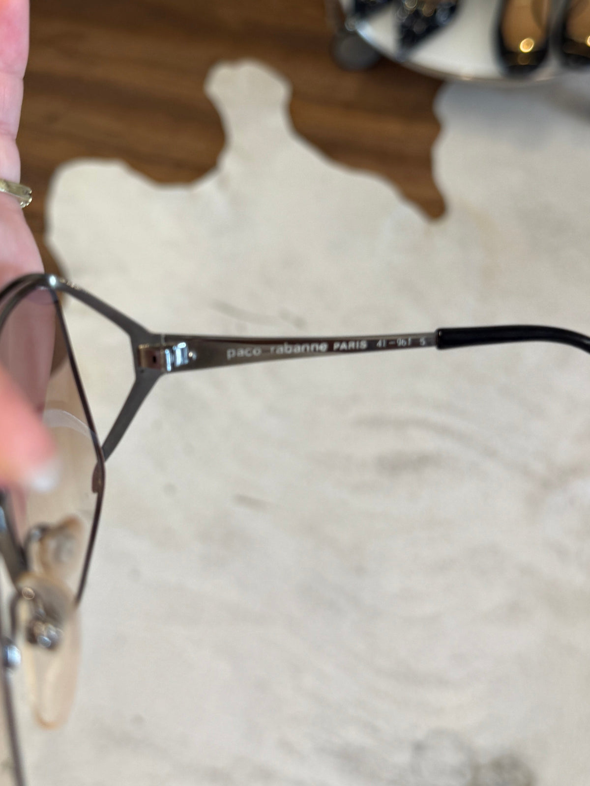 Vintage Paco Rabanne Paris Oversized Sunglasses
