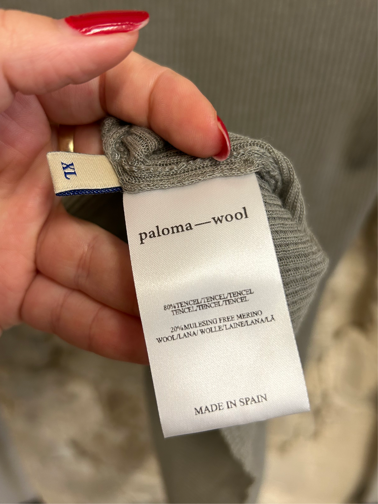 PALOMA WOOL sheer knit top