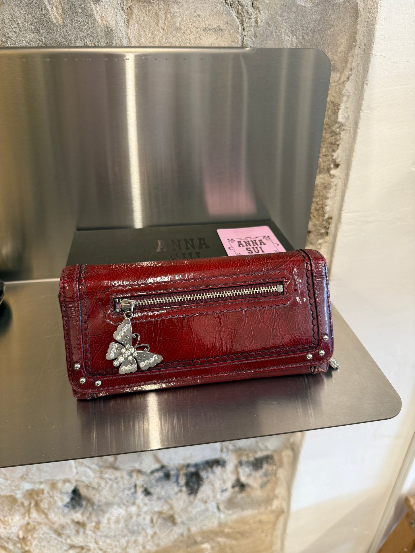 Anna Sui Butterfly Charm Wallet