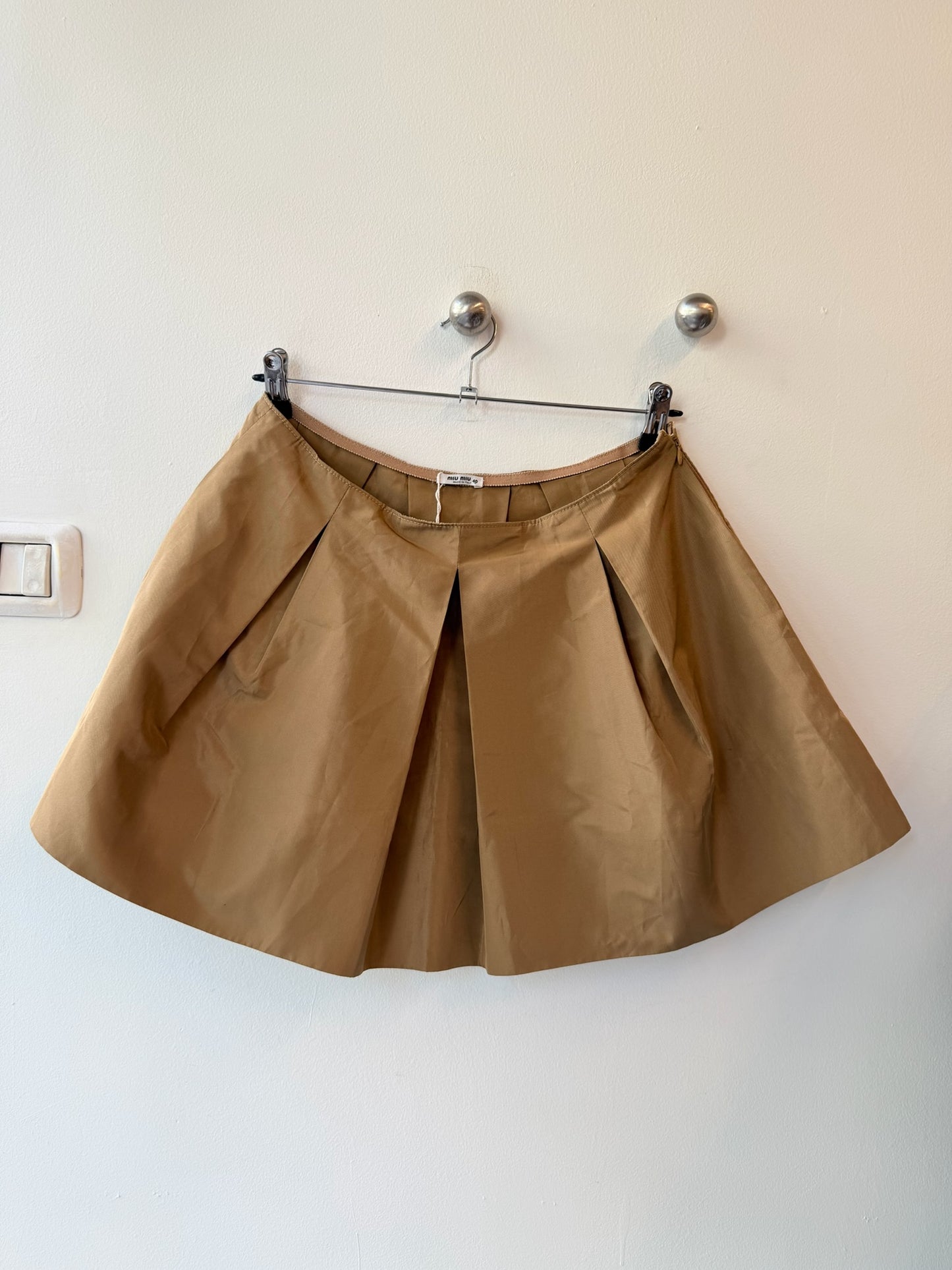 Miu Miu 2006 Pleated Mini Skirt