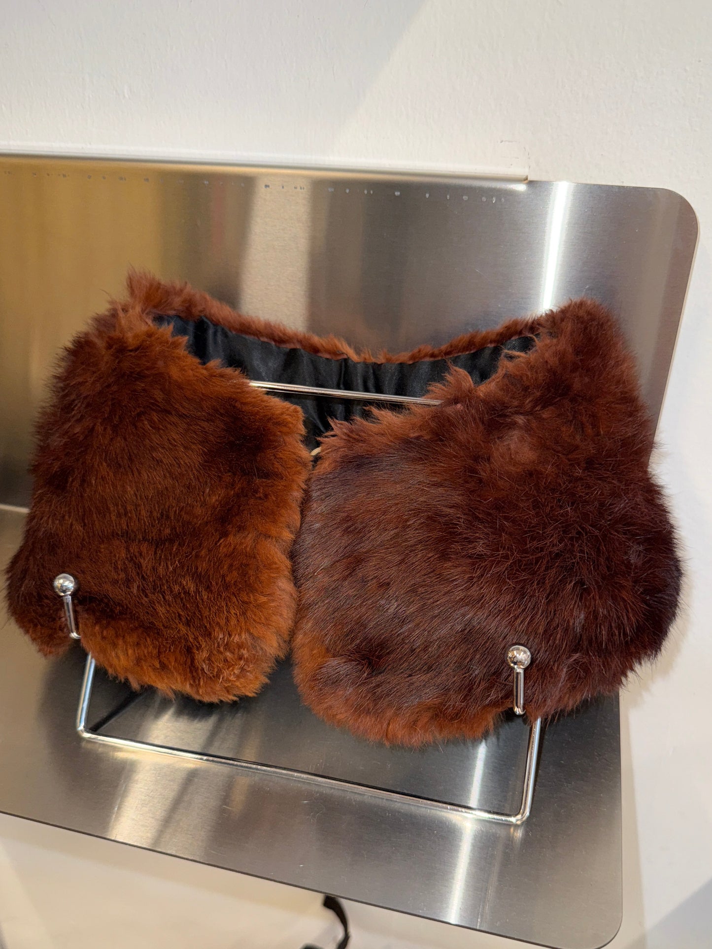 Vintage mink fur earmuffs