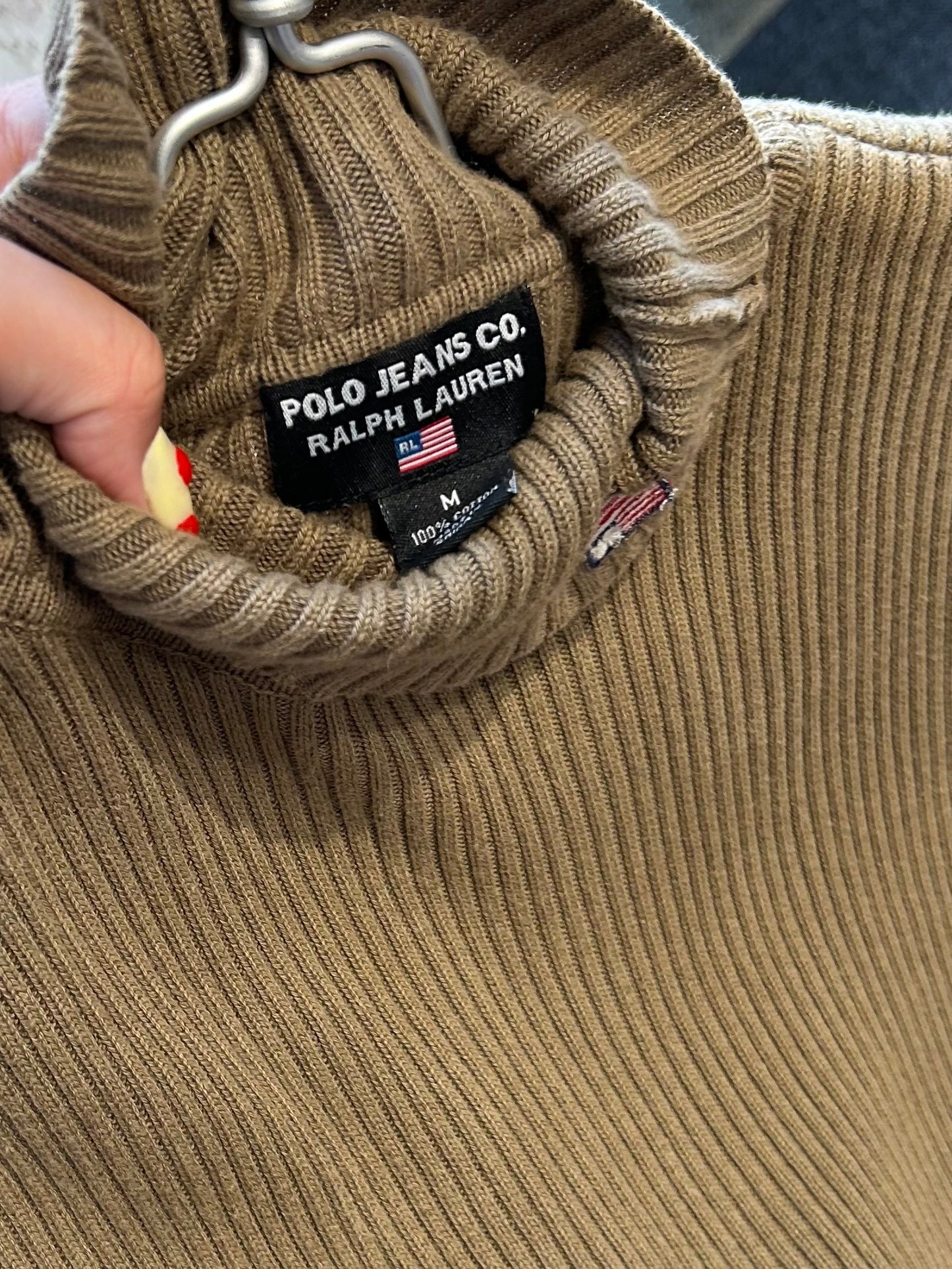 RALPH LAUREN knit turtleneck T