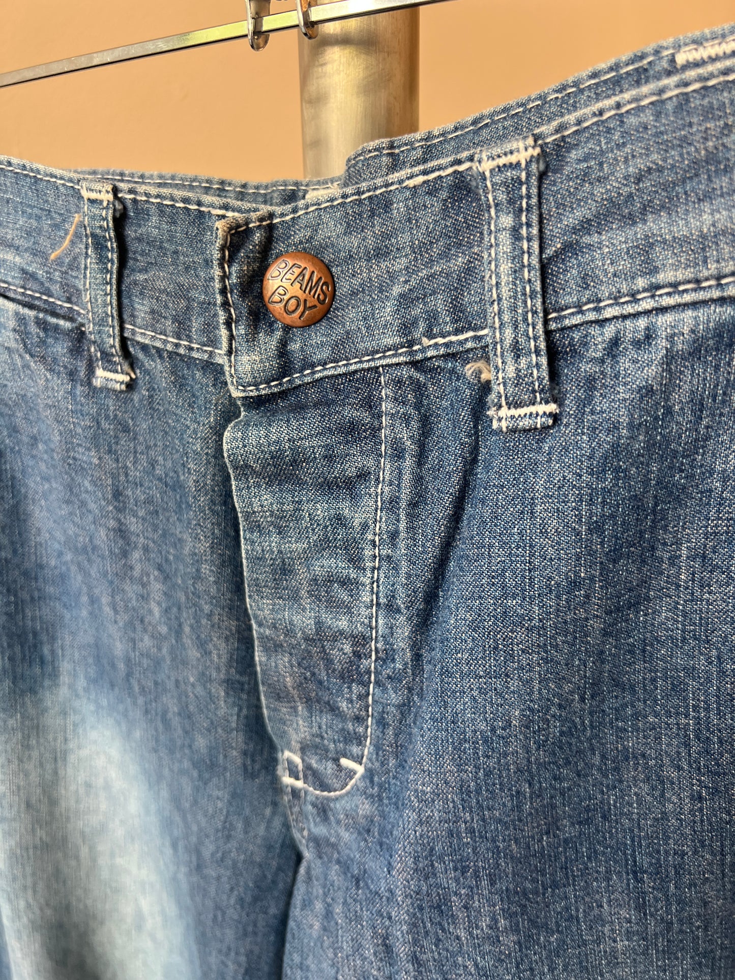 Beamsboy Buckle Back Painter Jeans