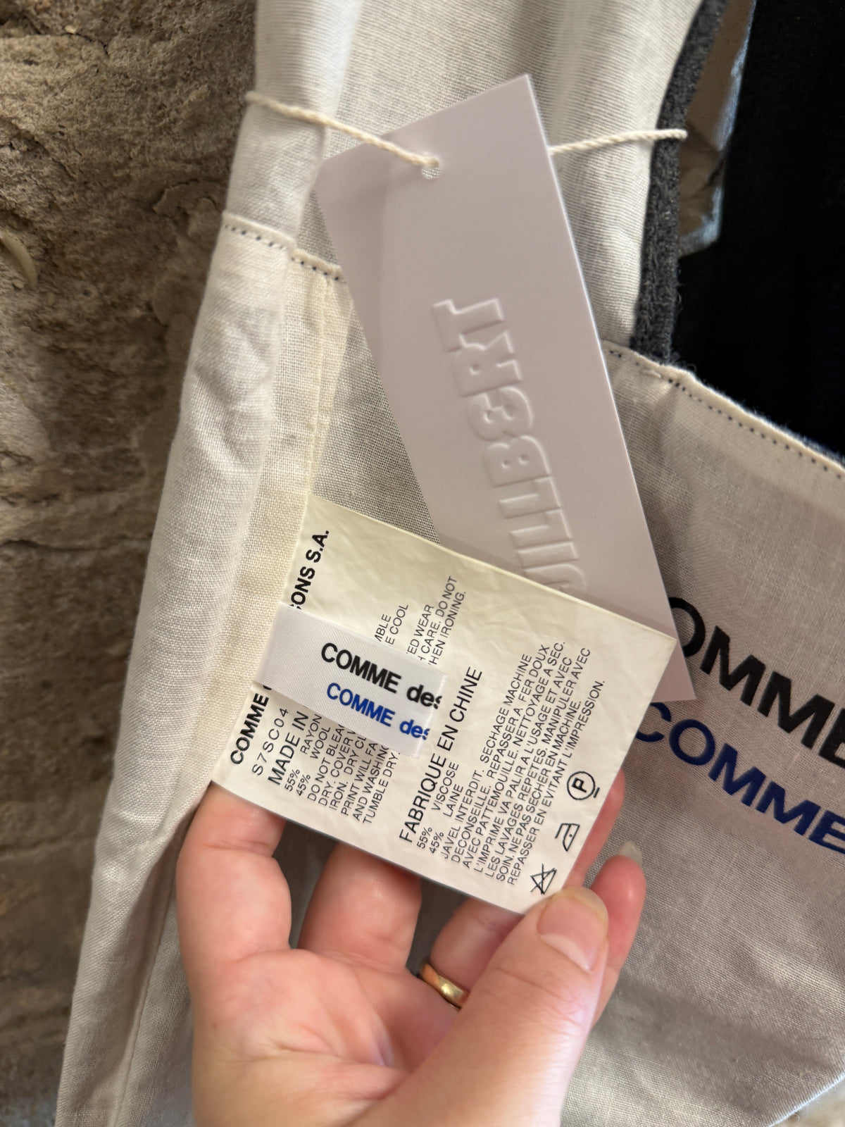 Comme des Garçons 2004 Convertible Zip Bag