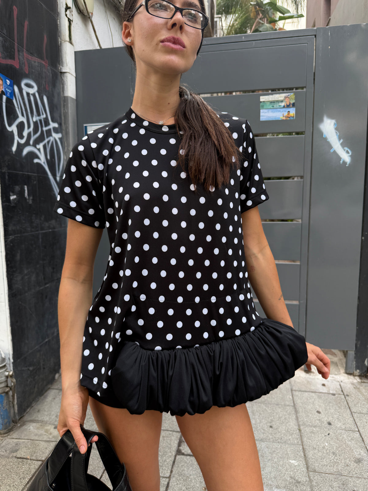 Comme des Garçons Polka Dot Ruffle Tunic 2022s
