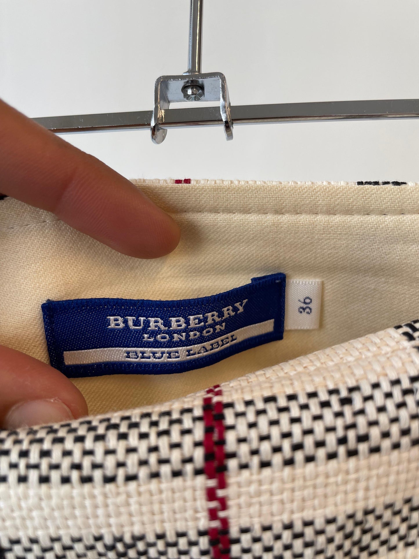 Burberry London Blue Label Nova Check Mini Skirt